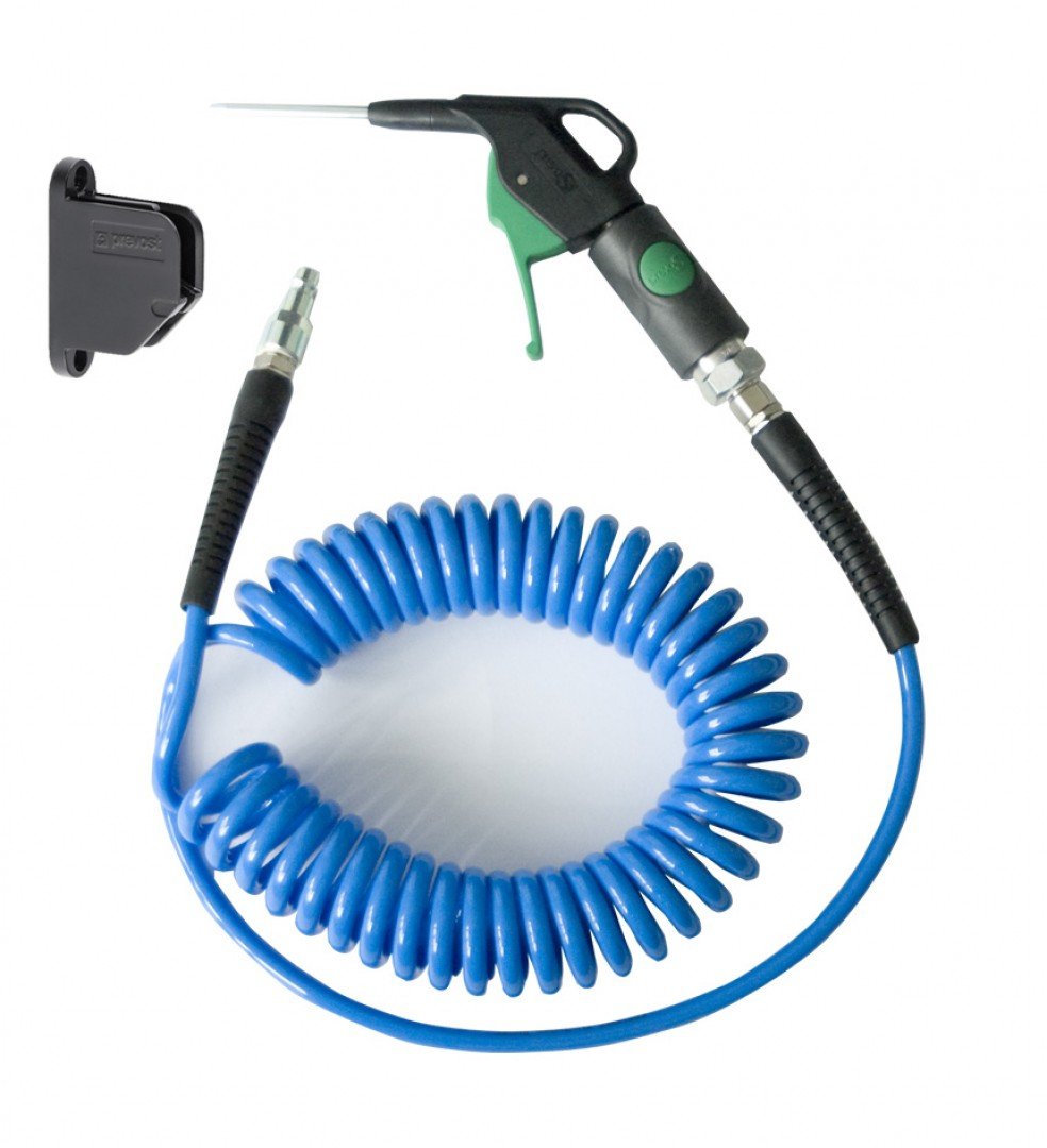 Set pneumatskih pištolja za ispuhivanje II sa zidnim nosačem